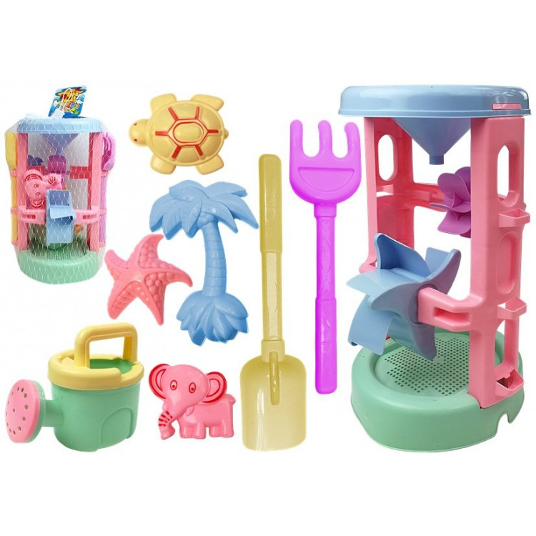 Plážové hračky - 8 prvkov - farebné